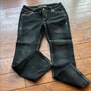 Jazzie Stretch Black Women's Jeans - Size 11/12